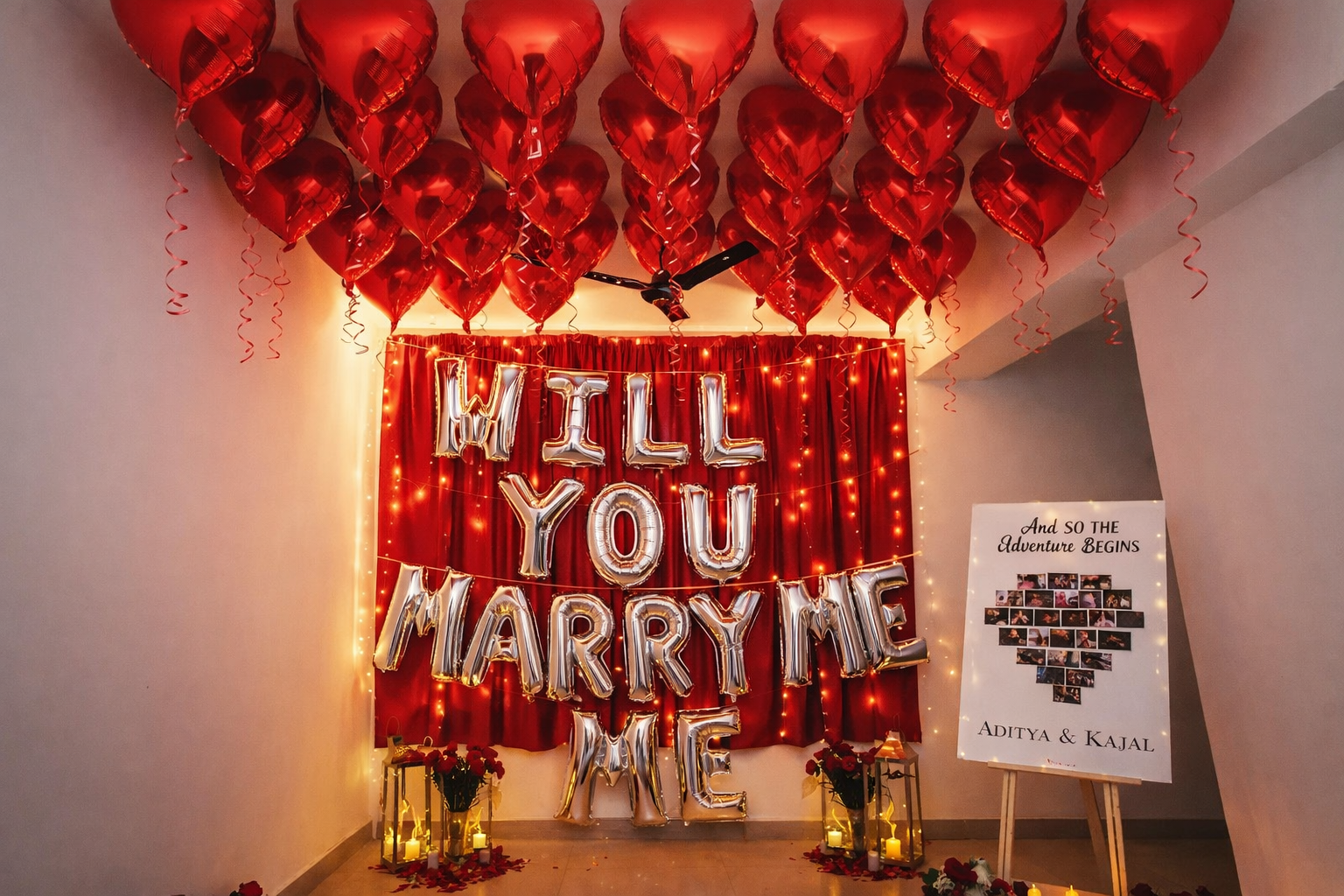 Will You Marry Me Royal Proposal Setup